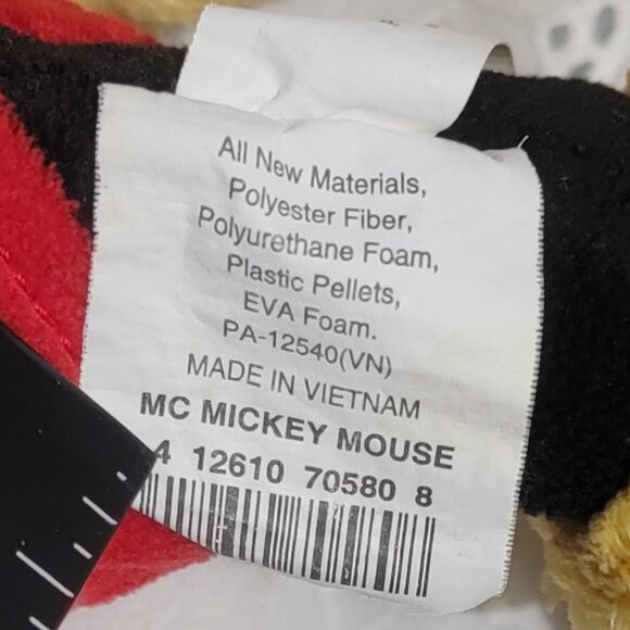 18" Exclusive Authentic Original Disney Store Plush Mickey Mouse. - Picture 8 of 8